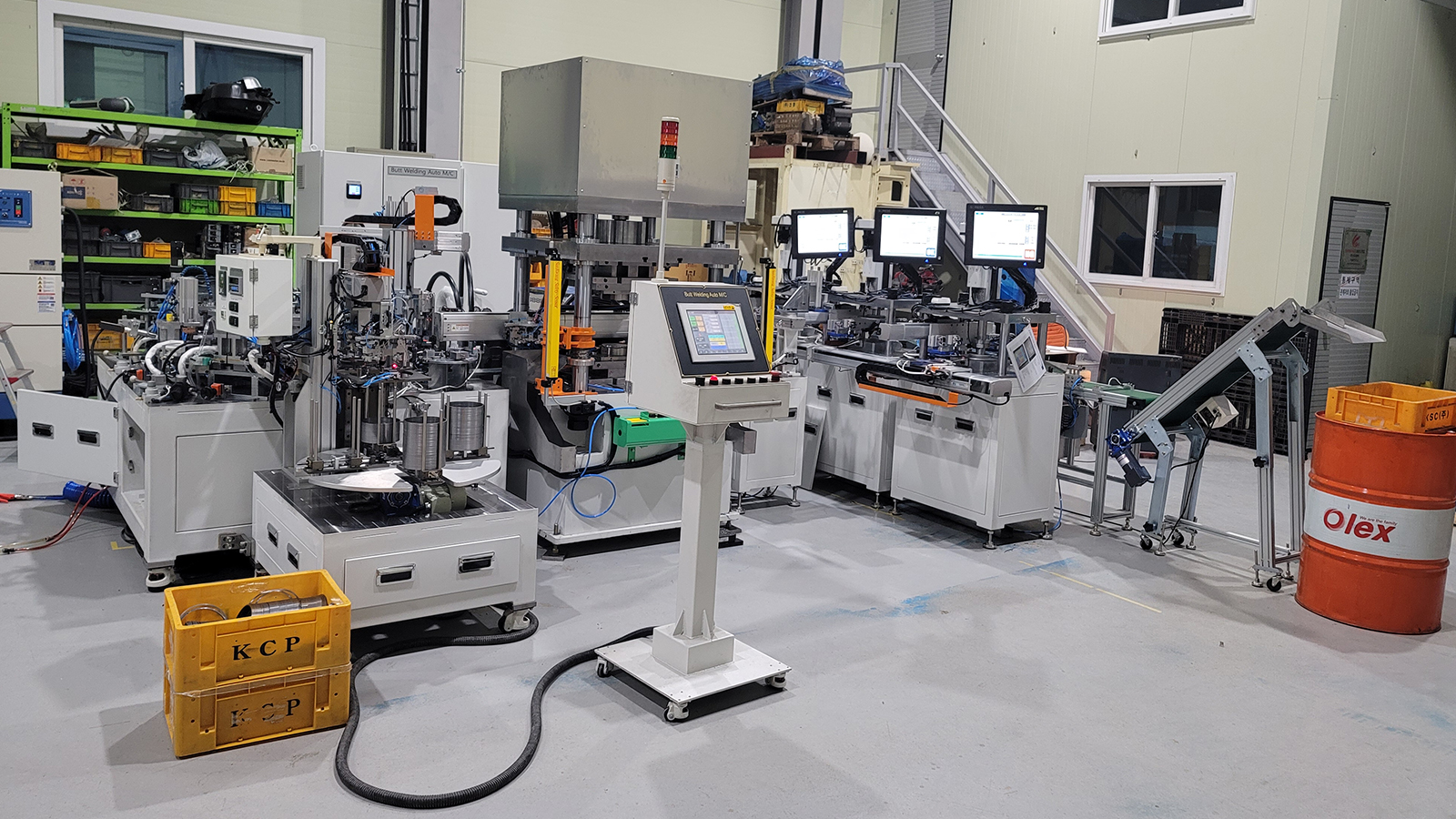 자동화 용접 라인